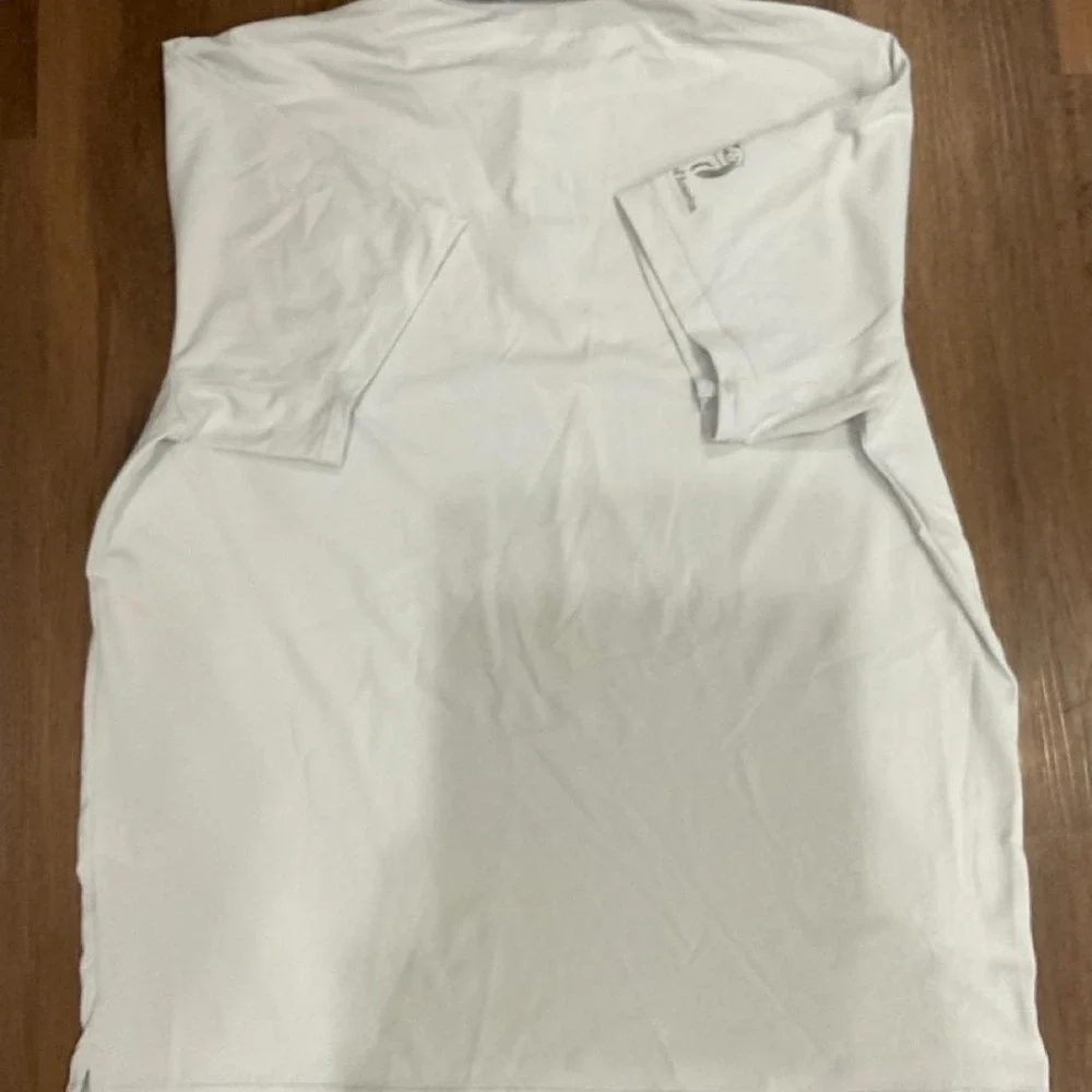 Under Armour white polo shirt
